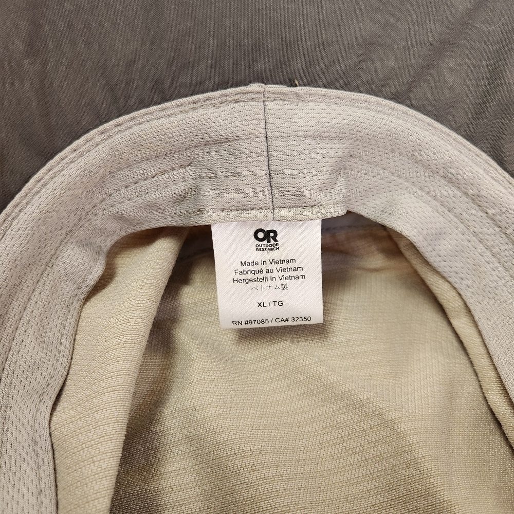 OUTDOOR RESEARCH Sun Hat UPF 50+ Moisture Wicking Outdoors Hiking Travel size XL - Picture 6 of 6